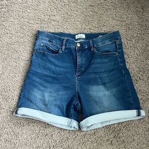 Nicole Miller Dark Blue Jean Shorts